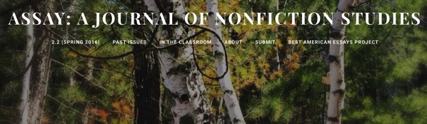 Assay A Journal of Nonfiction Studies Home